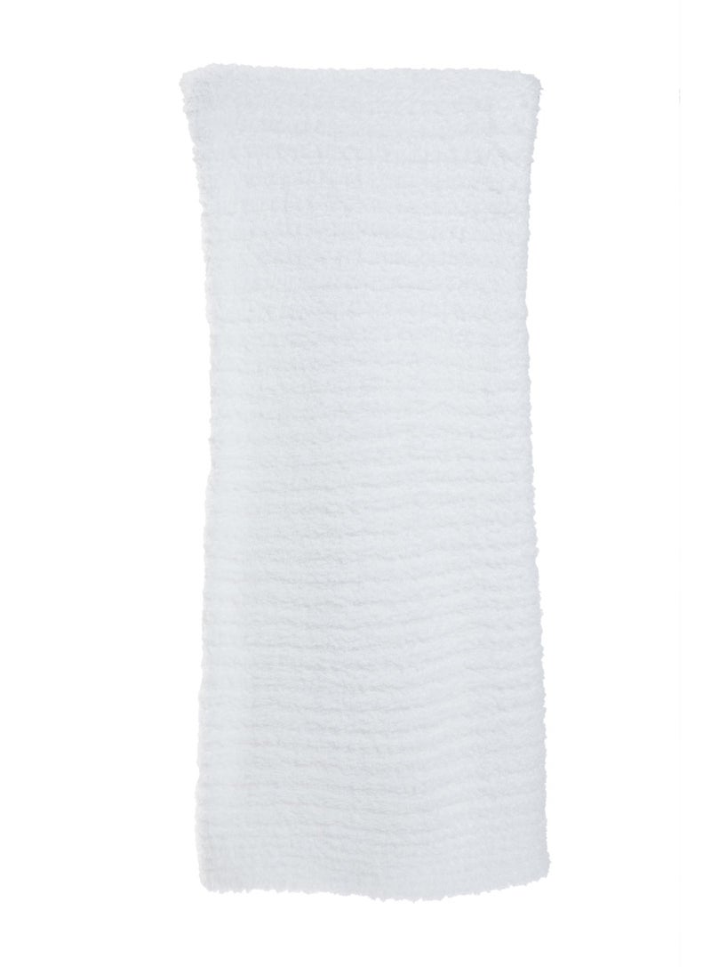 Barefoot DreamsÂ® CozyChicÂ® Ribbed Throw, White, 54"x72" - Image 2